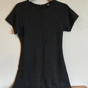 Uniqlo Black Short Sleeve Women's dress